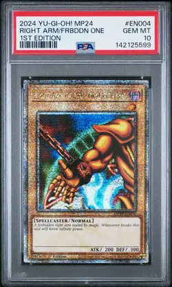 2024 1ST ED DUELING MIRRORS 1ST EDITION RIGHT ARM OF THE FORBIDDEN ONE PSA 10 - Image 1