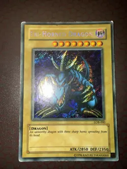 Yu-Gi-Oh! Tri-Horned Dragon - LOB-000 - Secret Rare- Unlimited HP! - Image 1
