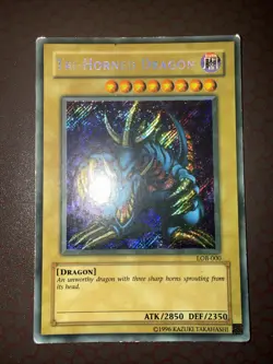 Yu-Gi-Oh! Tri-Horned Dragon - LOB-000 - Secret Rare- Unlimited HP! - Image 2