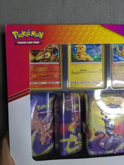 Pokemon TCG Mini Tin 5-Pack With Promo Cards Costco Exclusive Kanto Power Sealed - Image 3