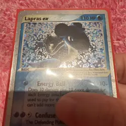 Pokemon TCG Lapras EX Ruby and Sapphire Holo Ultra Rare Card 99/109 - Image 5
