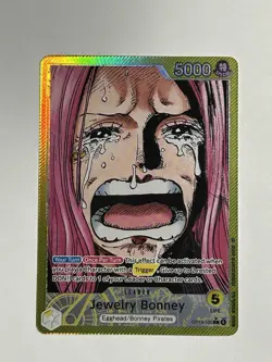 Jewelry Bonney OP13-100 Leader Alternate Art Carrying On His Will One Piece NM - Image 1