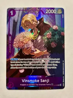 One Piece TCG – Vinsmoke Sanji Treasure Rare Alt Art OP10-063 (OP12 TR) NM+ - Image 1