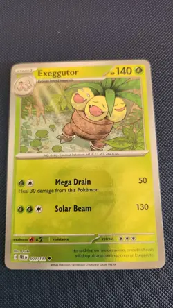 Pokemon Card - Prismatic Evolutions - Exeggutor 002/131 Pokeball Reverse Holo - Image 1