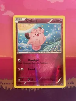 Pokemon Card Clefairy Generations Reverse Holo 50/83 Near Mint - Image 1