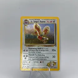 Lt. Surge’s Fearow 7/132 Holo Rare Gym Heroes Pokemon Card WOTC Near Mint - Image 2
