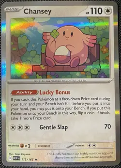 Chansey 113/165 Sv: Scarlet & Violet 151 Holo - Pokemon Card - Image 1