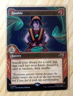 Gamble (Showcase) - FANTASTIC Condition Near Mint MTG Avatar: The Last Airbender - Image 1