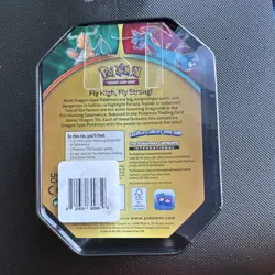 Pokemon Dragonite Metal Tin Dragon Tin Pokemon Trading Card Game Storage - Image 2