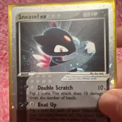 Pokemon TCG Sneasel EX Ruby & Sapphire Holo Ultra Rare Card 103/109 - Image 4