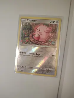 Chansey 46/68 Reverse Holo Uncommon Hidden Fates Sun & Moon Pokemon Card 2019 - Image 1