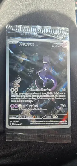 Mewtwo 052 SVP Black Star Promo 151 UPC Pokemon Card TCG Sealed - Image 1