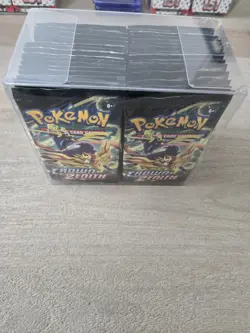 36 x CROWN ZENITH Sealed BOOSTER PACKS With Case 10 Pokemon Cards Per Pack - Image 1