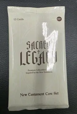 2025 Sacred Legacy Booster Pack - NEW TESTAMENT Set - Jesus Bible Trading Cards - Image 2