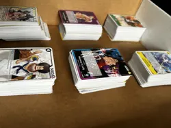 One Piece TCG 1300+ Card Lot, 300+ Holos, C/UC, Rares, Super Rares! - Image 2