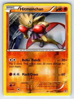 Hitmonchan 48/83 2016 Generations Set Pokemon Card Reverse Holo Rare - Nm - Image 1