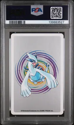 2000 POKEMON SILVER VERSION PLAYING CARDS ACE OF SPADES #249 LUGIA PSA 10 - Image 2