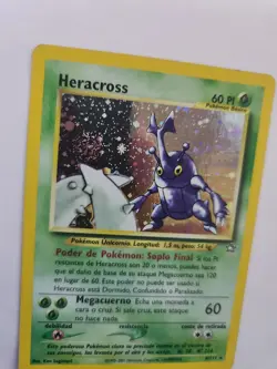 Heracross Not English Neo Holo Base Pokemon Card WOTC NM - Image 2