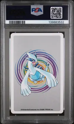2000 POKEMON SILVER VERSION PLAYING CARDS 6 OF SPADES #187 HOPPIP PSA 10 - Image 2