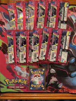 10 SEALED PACKS MEGA SYMPHONIA JPN POKEMON WITH JPN AR CARD #82 - Image 2
