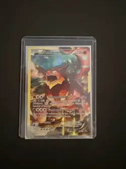 Pokemon Card - Volcanion - Full Art Holo Promo (XY185) Mythical Collection 2017 - Image 1