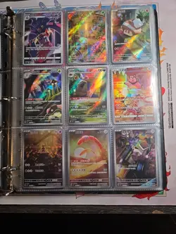 Pokemon Card Lot Binder V/VMAX IR Hits Ex 180 Cards NM Full Art - Image 3