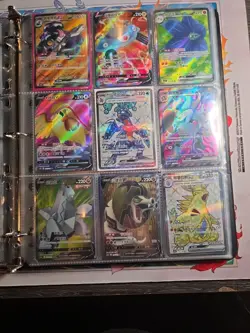 Pokemon Card Lot Binder V/VMAX IR Hits Ex 180 Cards NM Full Art - Image 5