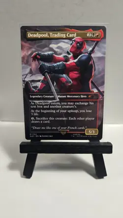 Magic: Deadpool, Trading Card 1753 Rainbow Non Foil Deadpool Secret Lair MTG NM - Image 1