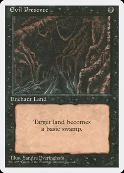 MTG Evil Presence ** Fourth Edition ** English - Image 1