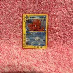 Pokemon TCG Aquapolis Octillery Rare Holo Card WOTC H20/H32 LP - Image 1