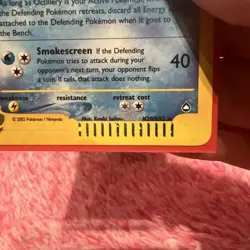 Pokemon TCG Aquapolis Octillery Rare Holo Card WOTC H20/H32 LP - Image 2