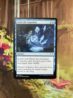 Mtg - Solve the Equation - NM - Strixhaven - Image 1