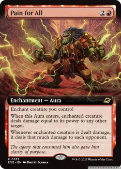 Pain for All (Extended Art) [EOE - 337] - NM [Normal] TCG MTG - Image 1