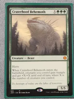 Magic The Gathering MTG CRATERHOOF BEHEMOTH Jumpstart NM Near Mint - Image 1