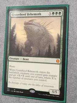 Magic The Gathering MTG CRATERHOOF BEHEMOTH Jumpstart NM Near Mint - Image 4