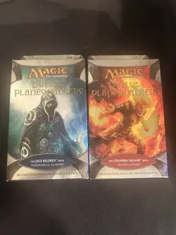 X2 MTG DUELS OF THE PLANESWALKERS /CHANDRA NALAAR AND JACE BELEREN DECKS - Image 1