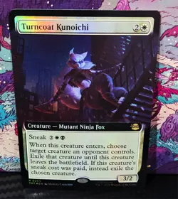 magic the gathering - FOIL! - Turncoat Kunoichi - Creature - Mutant Ninja Fox - Image 1