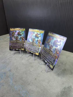 Heroes in a Half Shell M 006 (Borderless) Foil (X2) & (X1) Non-Foil TMNT MTG NM! - Image 2