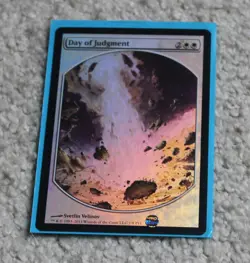 MTG - LP - FOIL - FULL ART - Day of Judgment - Magic Player Rewards - Image 1