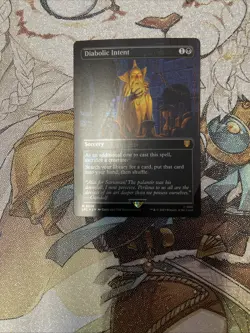 Diabolic Intent (Borderless) Commander: the Lord of the Rings: Tales of... - Image 1