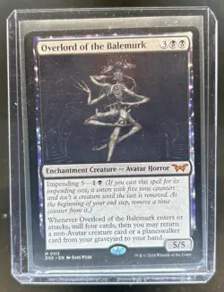 2024 Magic MTG Duskmourn: House of Horror Overlord Balemurk #0113 - Image 1