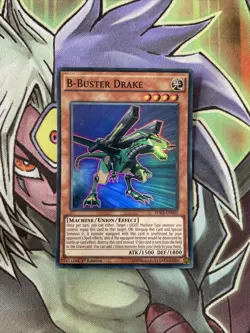 SDKS-EN002 B-Buster Drake Super Rare 1st Edition NM Yugioh Cards - Image 1