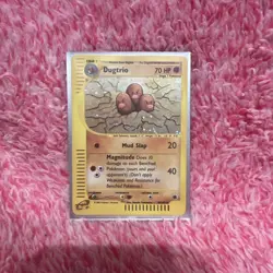 Pokemon TCG Dugtrio Expedition Base Set Holo Rare Card 10/165 LP 2002 - Image 1