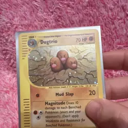 Pokemon TCG Dugtrio Expedition Base Set Holo Rare Card 10/165 LP 2002 - Image 4