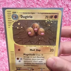 Pokemon TCG Dugtrio Expedition Base Set Holo Rare Card 10/165 LP 2002 - Image 5