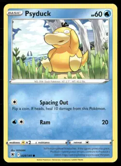 2022 Sword & Shield - Astral Radiance Psyduck Basic/Common #28 - Image 1