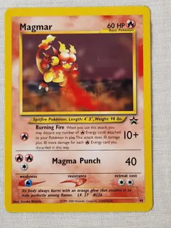 Played Magmar - Normal #44 Black Star Promo Pokemon TCG - Image 1