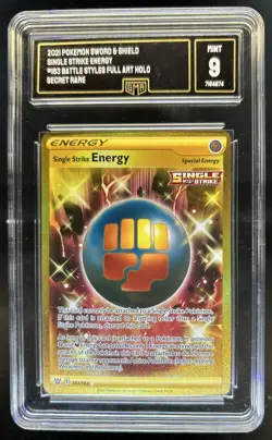 2021 Pokemon SWSH Battle Styles Single Strike Energy #183/163 GMA 9 - Image 1