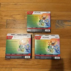 Pokemon TCG First Illustration Collection Series 1 New Sealed Box set of 3 - Image 2