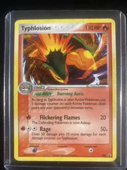 Pokemon TCG Typhlosion 2006 Holo Black Star Promo 034 MP - Image 1